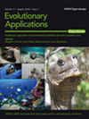 Evolutionary Applications雜志封面